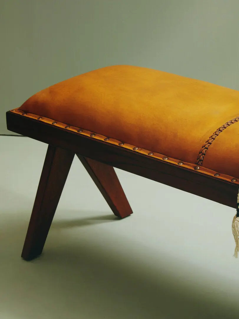 Ilva Bench with Inverted Base   Nicholas John Interiors