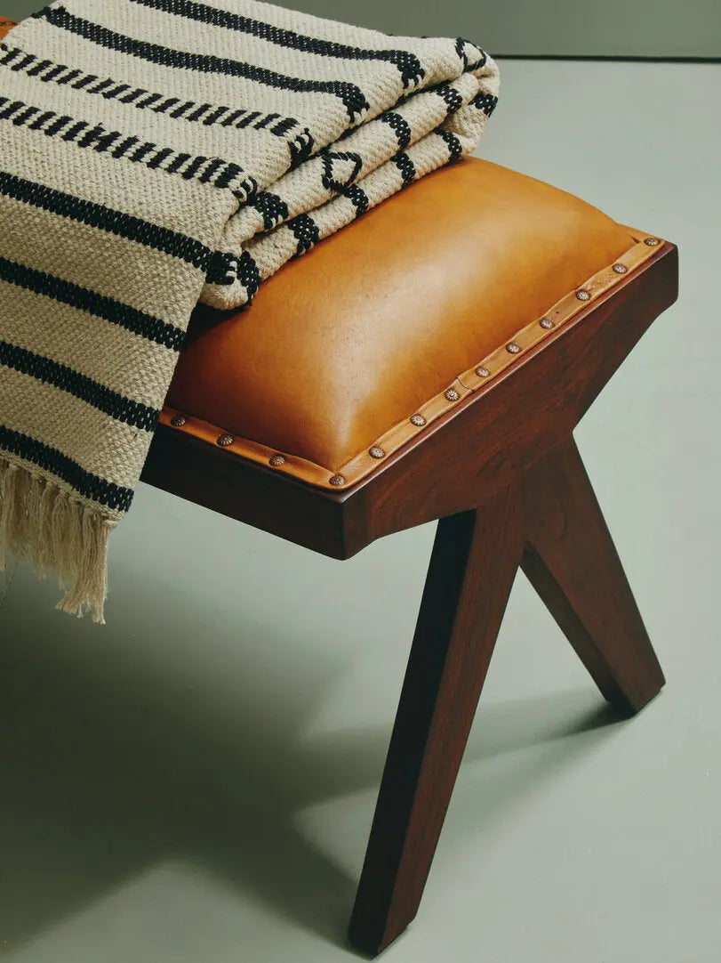 Ilva Bench with Inverted Base   Nicholas John Interiors