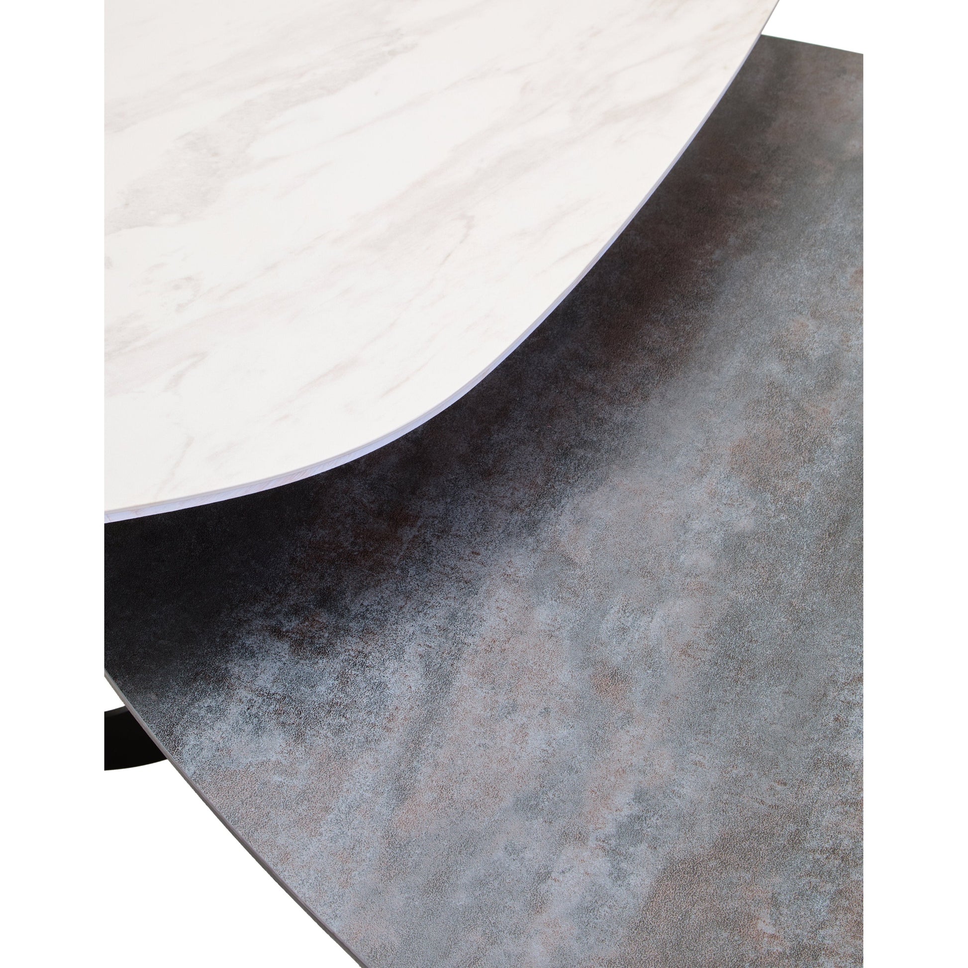 Impero 2 Tier Large Asymmetrical Ceramic Coffee Table  Nicholas John Interiors