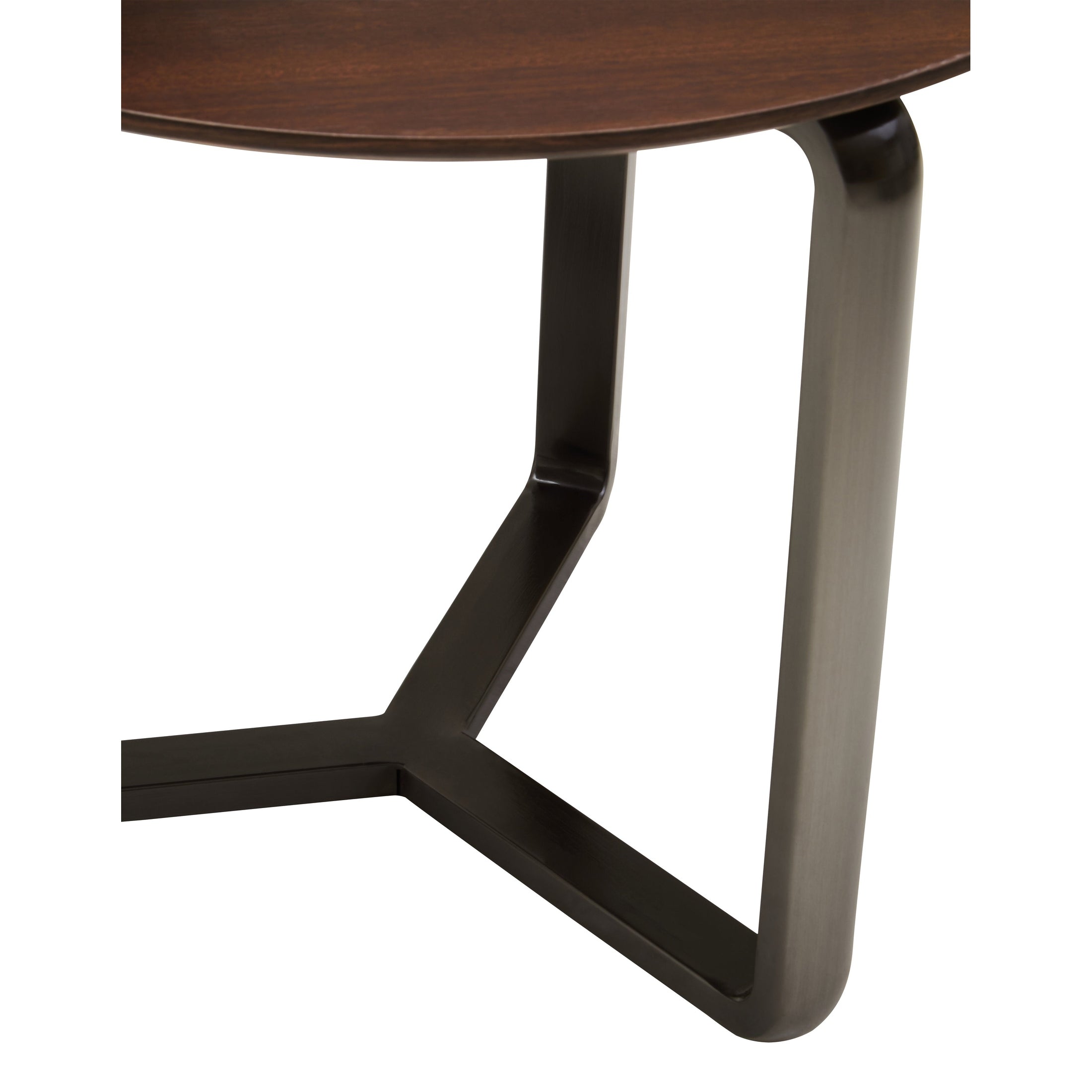 Impero 2 Tier Round Veneer and Ceramic Coffee Table  Nicholas John Interiors