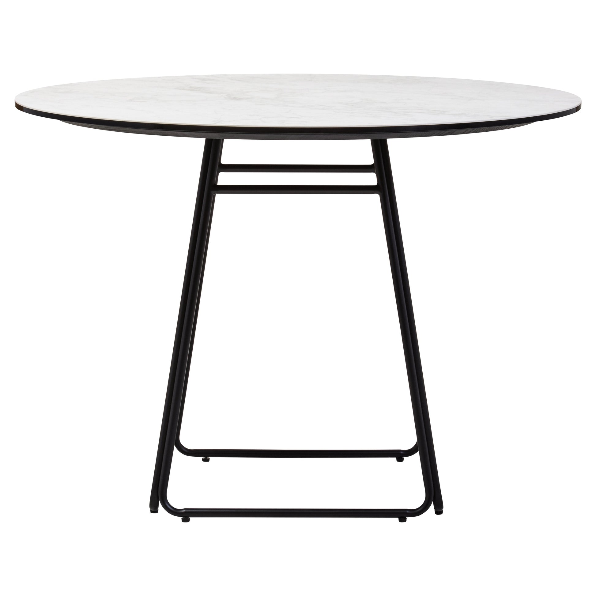 Impero Ceramic Marble Effect Round Dining Table  Nicholas John Interiors
