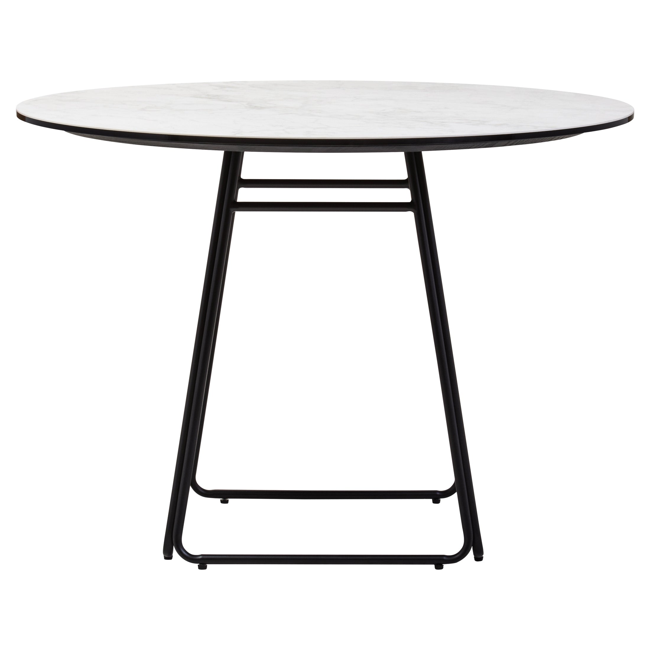 Impero Ceramic Marble Effect Round Dining Table  Nicholas John Interiors