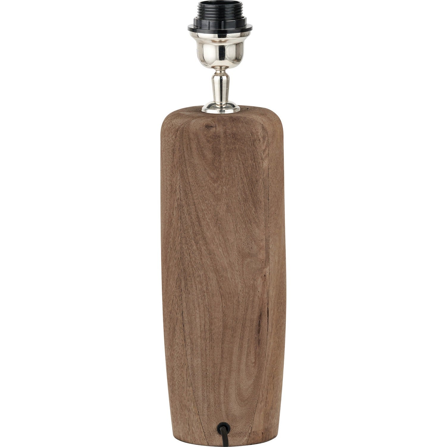 Inaya Natural Tapered Wood Table Lamp Base  Nicholas John Interiors