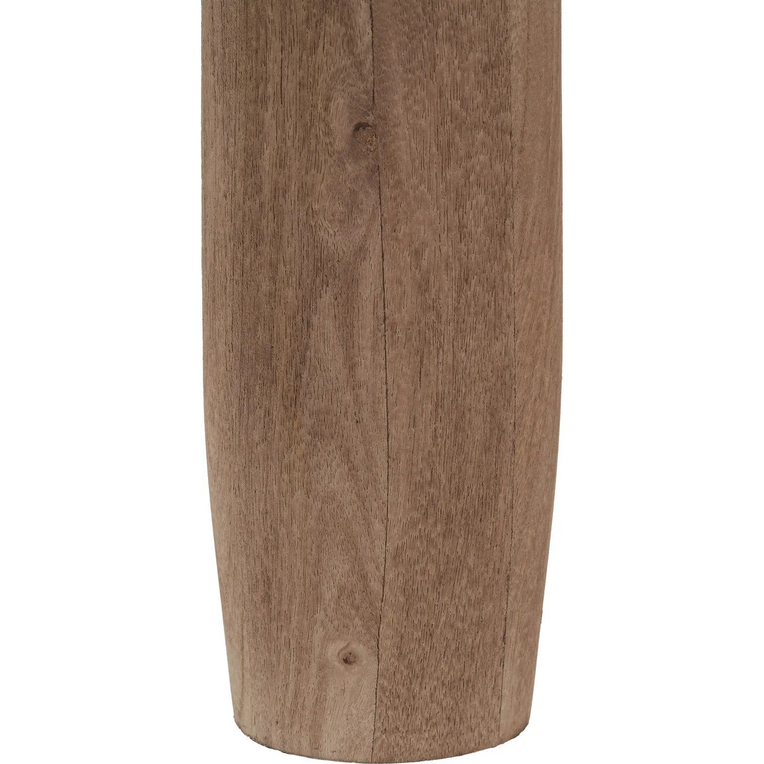 Inaya Natural Tapered Wood Table Lamp Base  Nicholas John Interiors