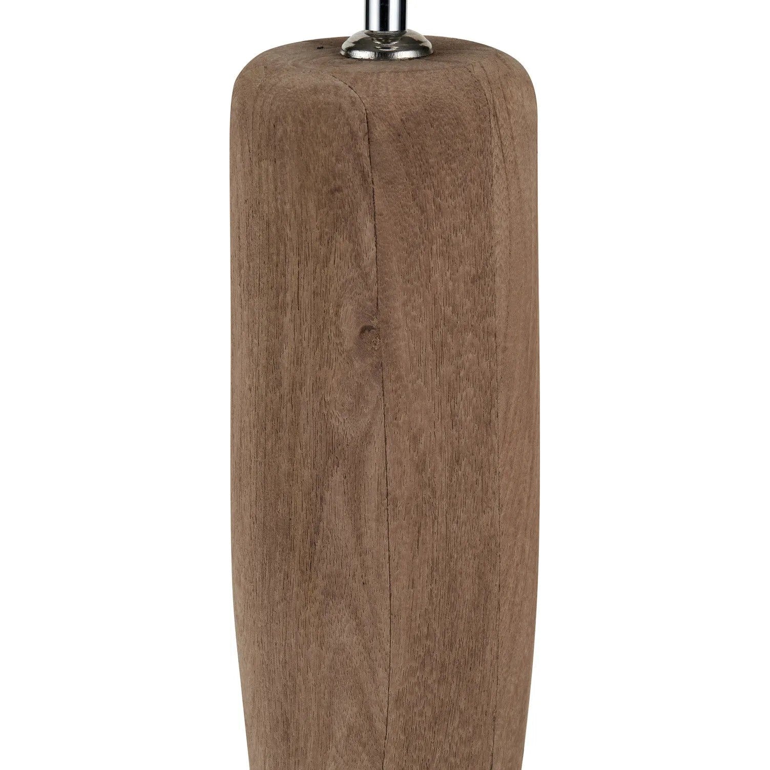 Inaya Natural Tapered Wood Table Lamp Base  Nicholas John Interiors