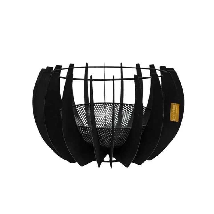 Ivyline Outdoor Solis Fire Pit in Matt Black  Nicholas John Interiors