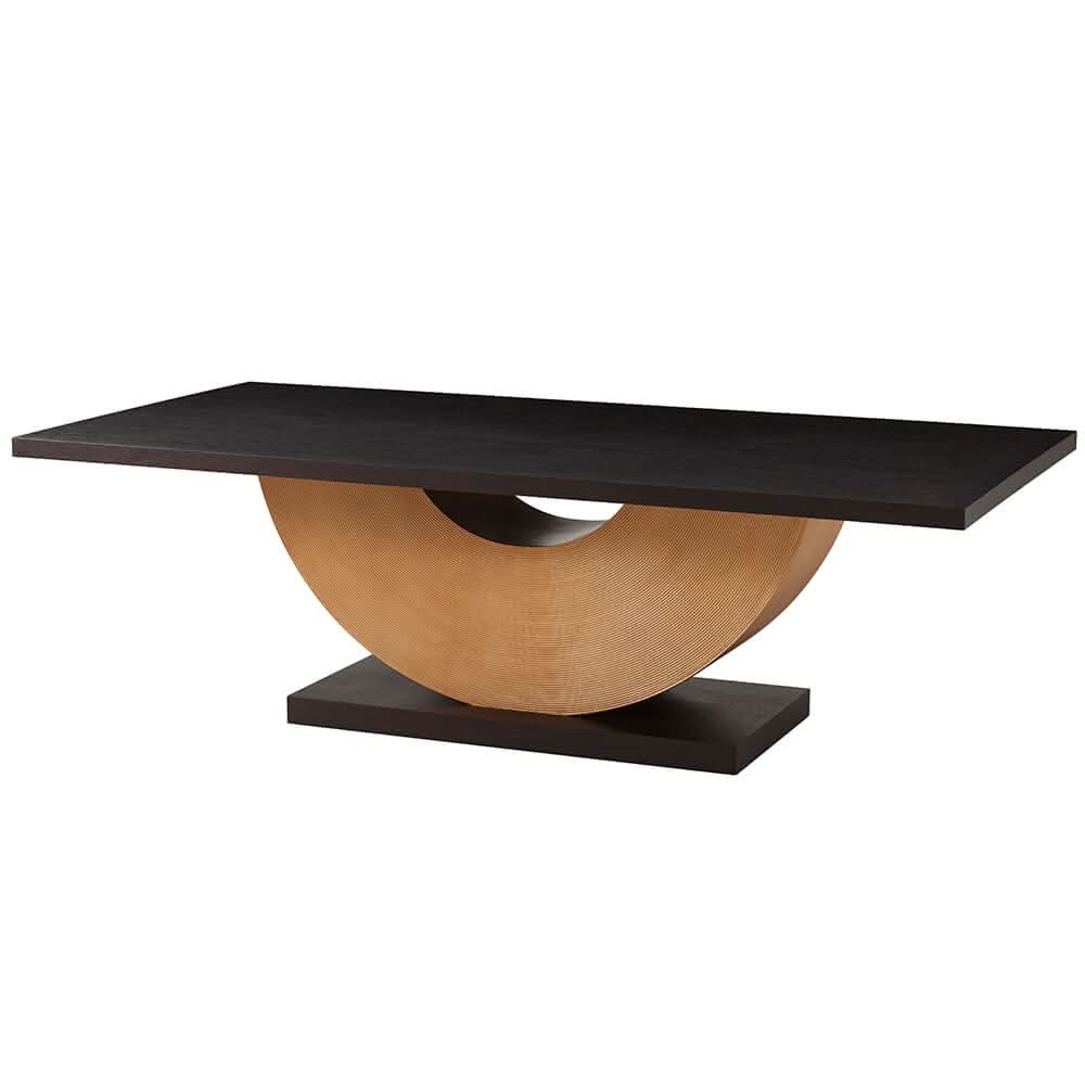 Theodore Alexander Reed Rectangular Dining Table   Nicholas John Interiors