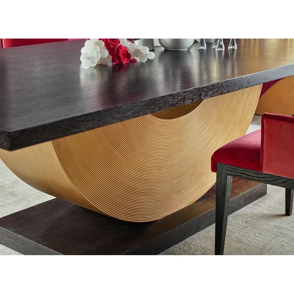 Theodore Alexander Reed Rectangular Dining Table   Nicholas John Interiors