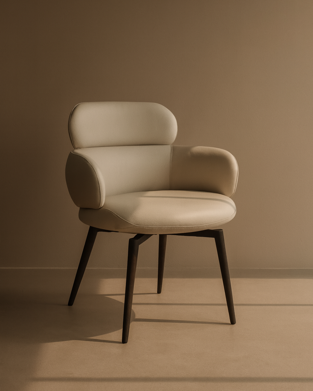 Tommy Franks Jesi Swivel Dining Arm Chair   Nicholas John Interiors
