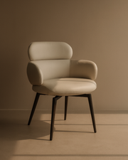 Tommy Franks Jesi Swivel Dining Arm Chair   Nicholas John Interiors