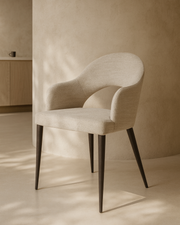 Tommy Franks Jiva Dining Chair - Light Grey