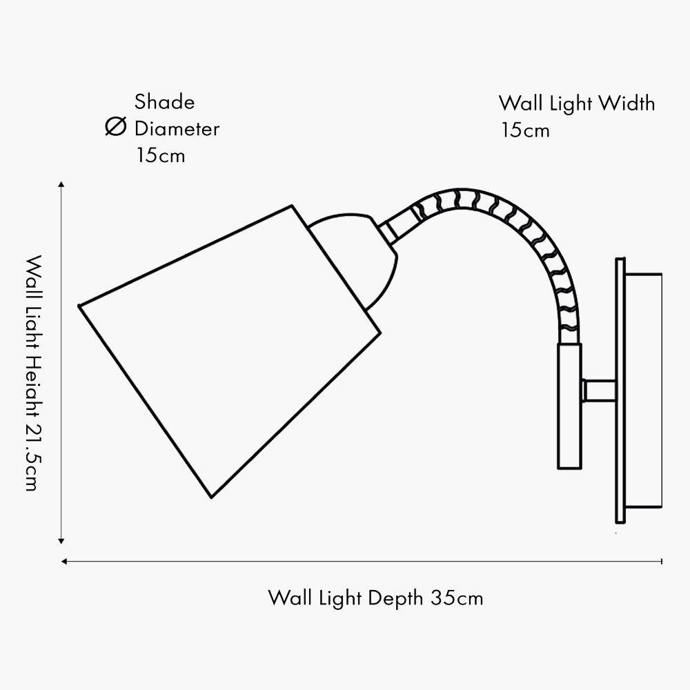 Juna Black Metal and Natural Wood Wall Light  Nicholas John Interiors
