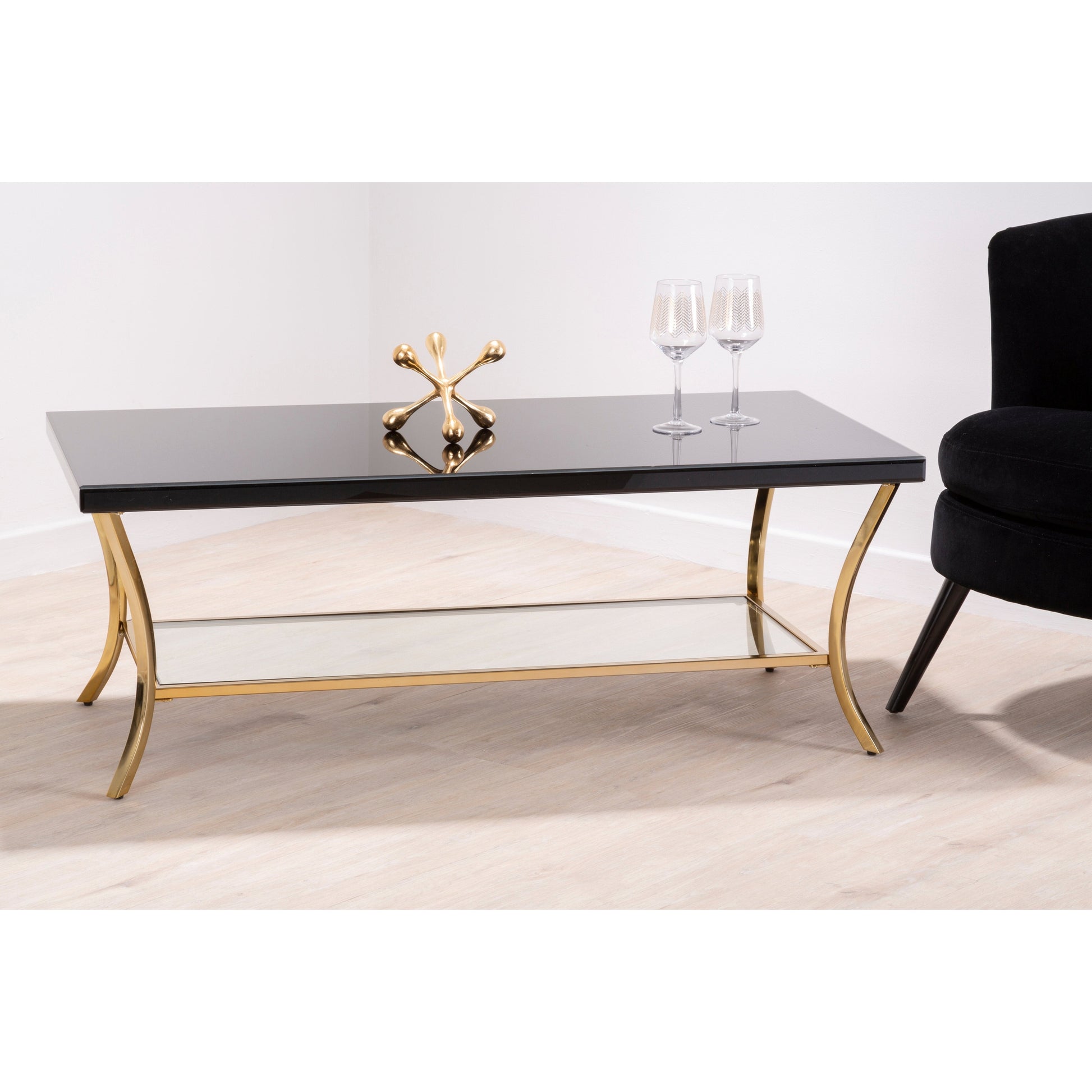 Kenswick Townhouse Black Coffee Table  Nicholas John Interiors