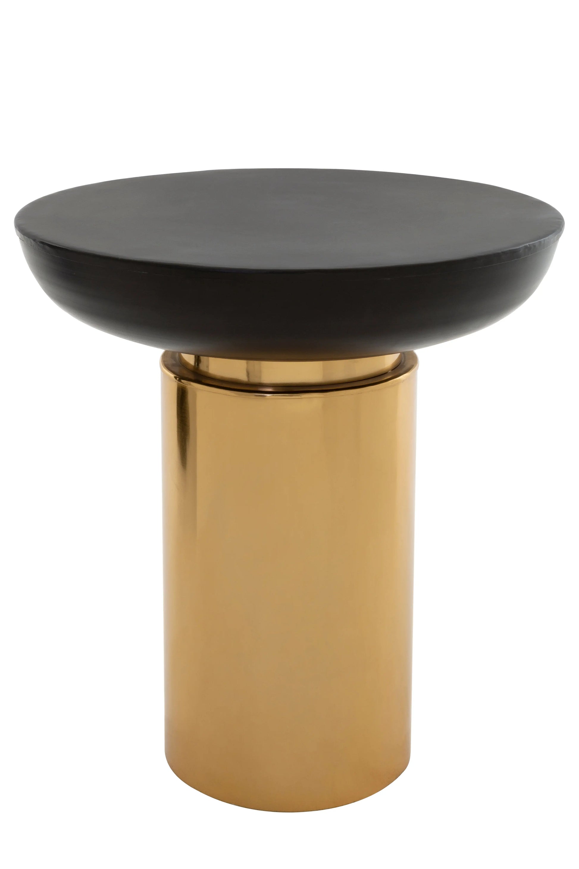 Kenswick Townhouse Black and Gold Side Table  Nicholas John Interiors