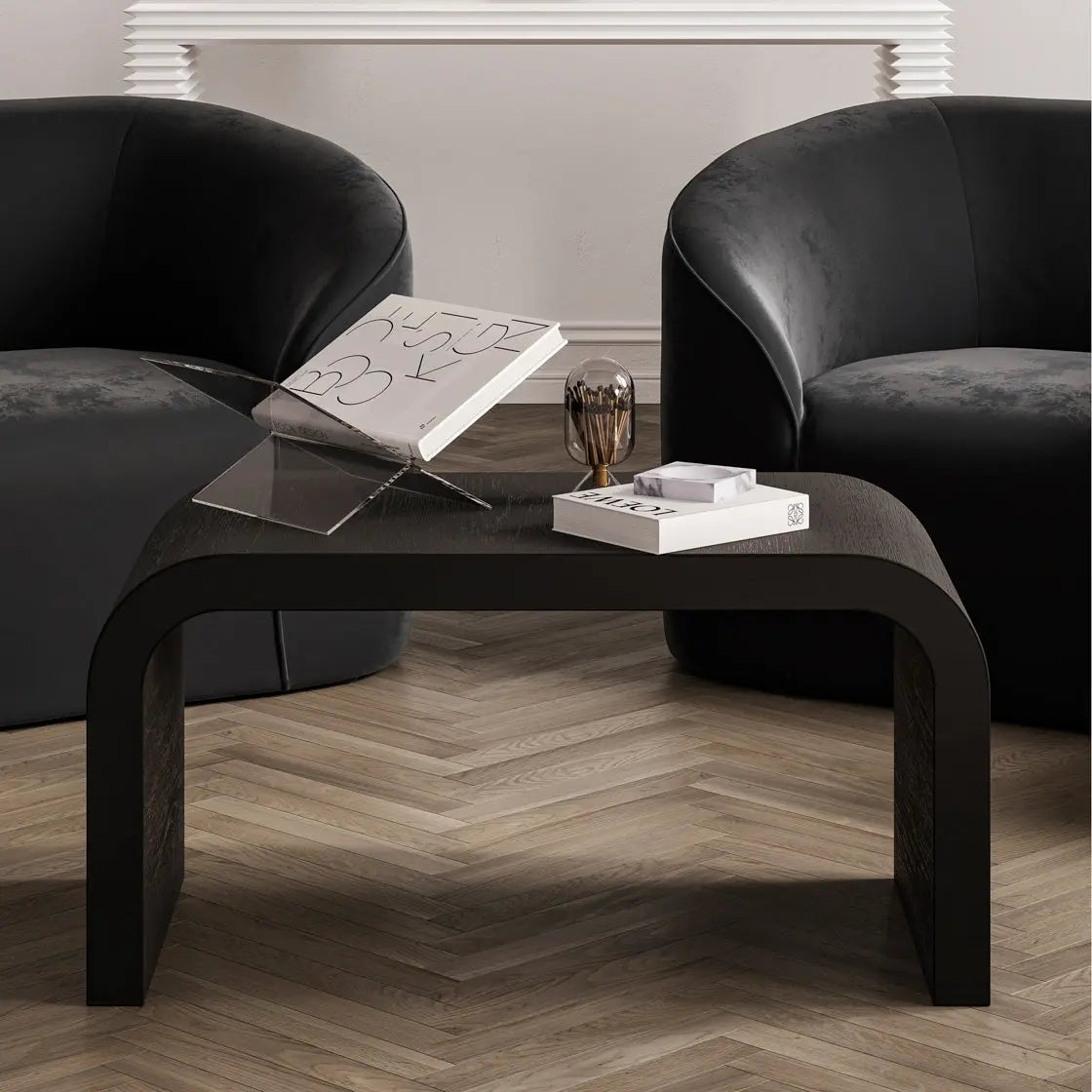 Ashford & Grey Lake Black Coffee Table  Nicholas John Interiors