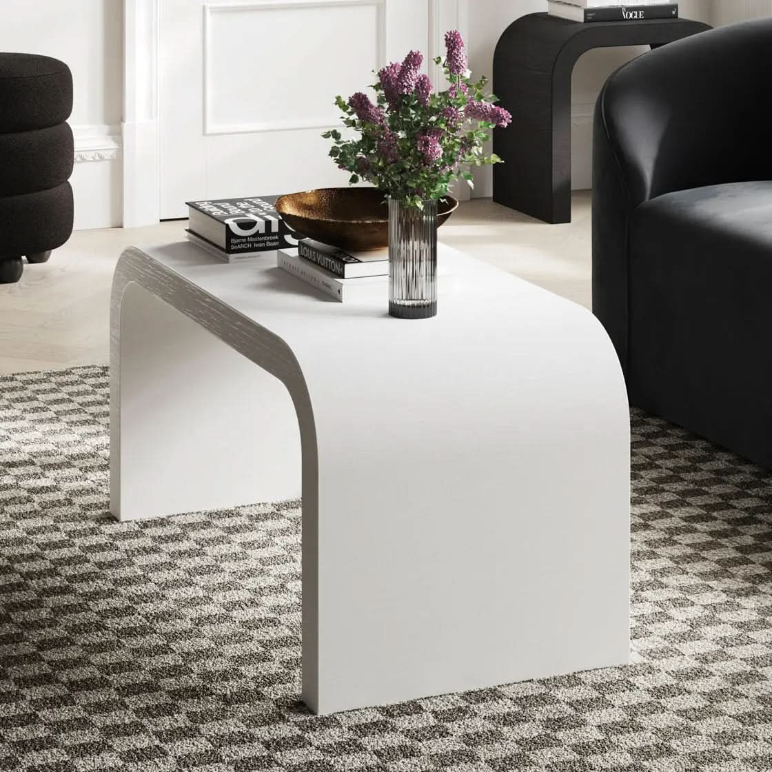 Ashford & Grey Lake White Coffee Table  Nicholas John Interiors