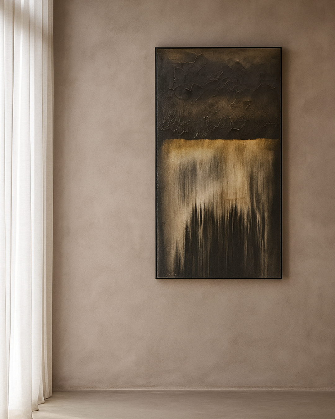 Landslide - Oil painting   Nicholas John Interiors