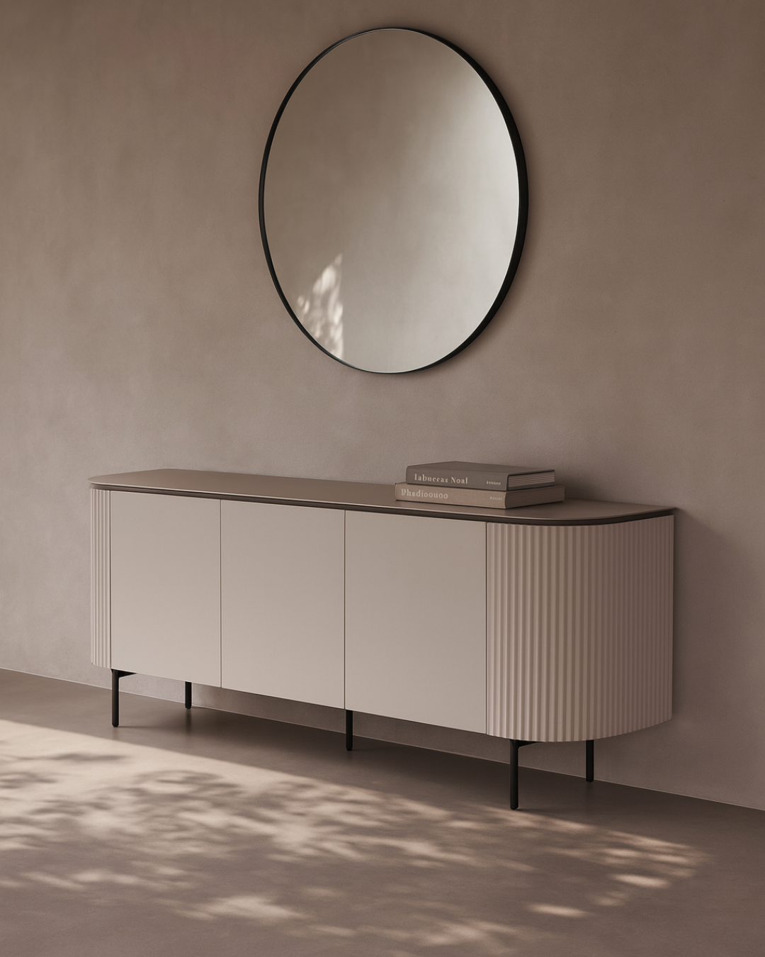 Tommy Franks Lantine Buffet - Matt Beige   Nicholas John Interiors