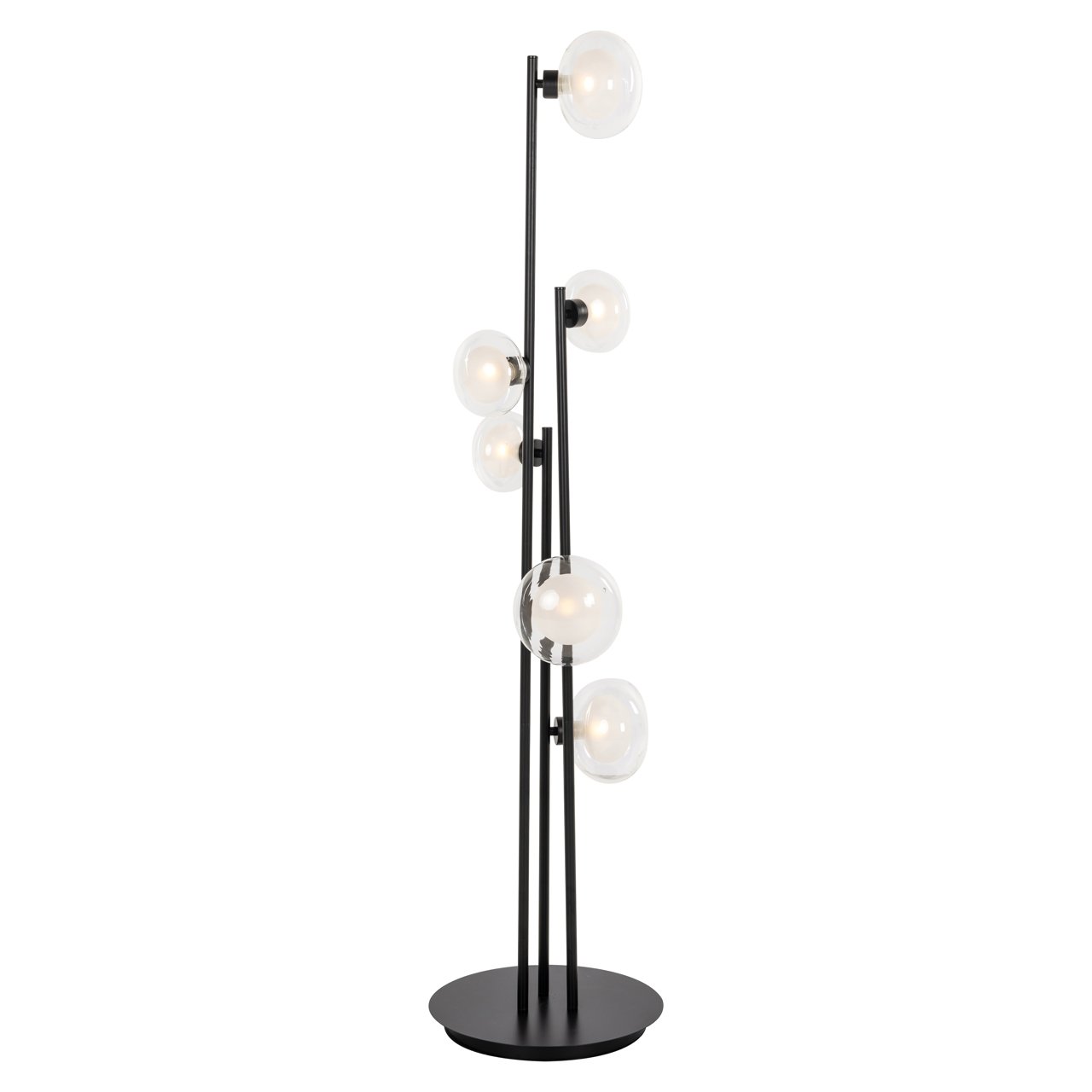 Richmond Interiors Luva Black Floor Lamp