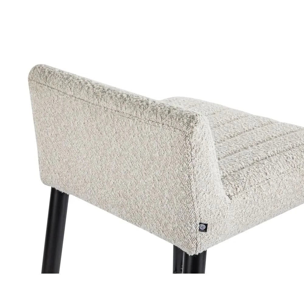 Liang & Eimil Coltrane Bar Stool in Boucle Sand - CLEARANCE - BRAND NEW BOXED   Nicholas John Interiors