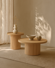 Lincoln Side Table - Ash Oak   Nicholas John Interiors