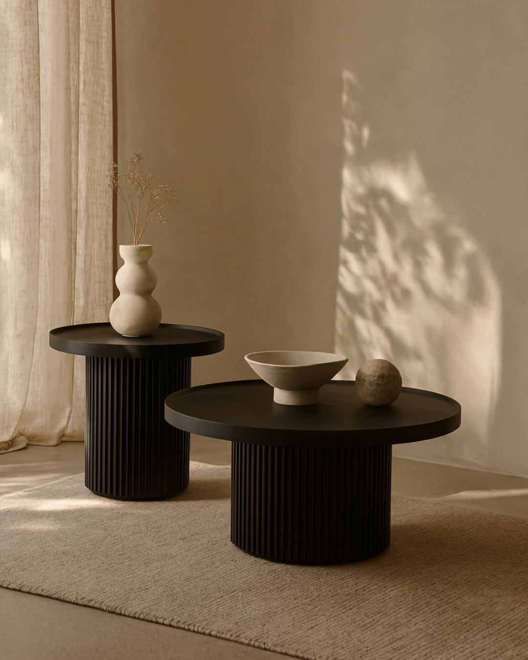 Tommy Franks Lincoln Coffee Table - Matte Black   Nicholas John Interiors