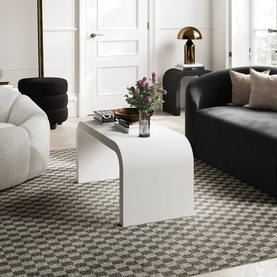 Ashford & Grey Lake White Coffee Table  Nicholas John Interiors