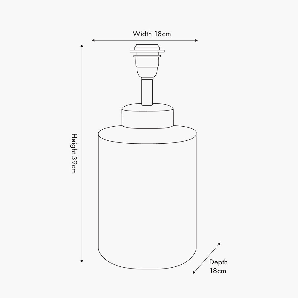 Landscape Red Hand Painted Metal Table Lamp Base  Nicholas John Interiors