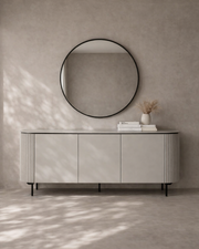 Tommy Franks Lantine Buffet - Matte Light Grey   Nicholas John Interiors