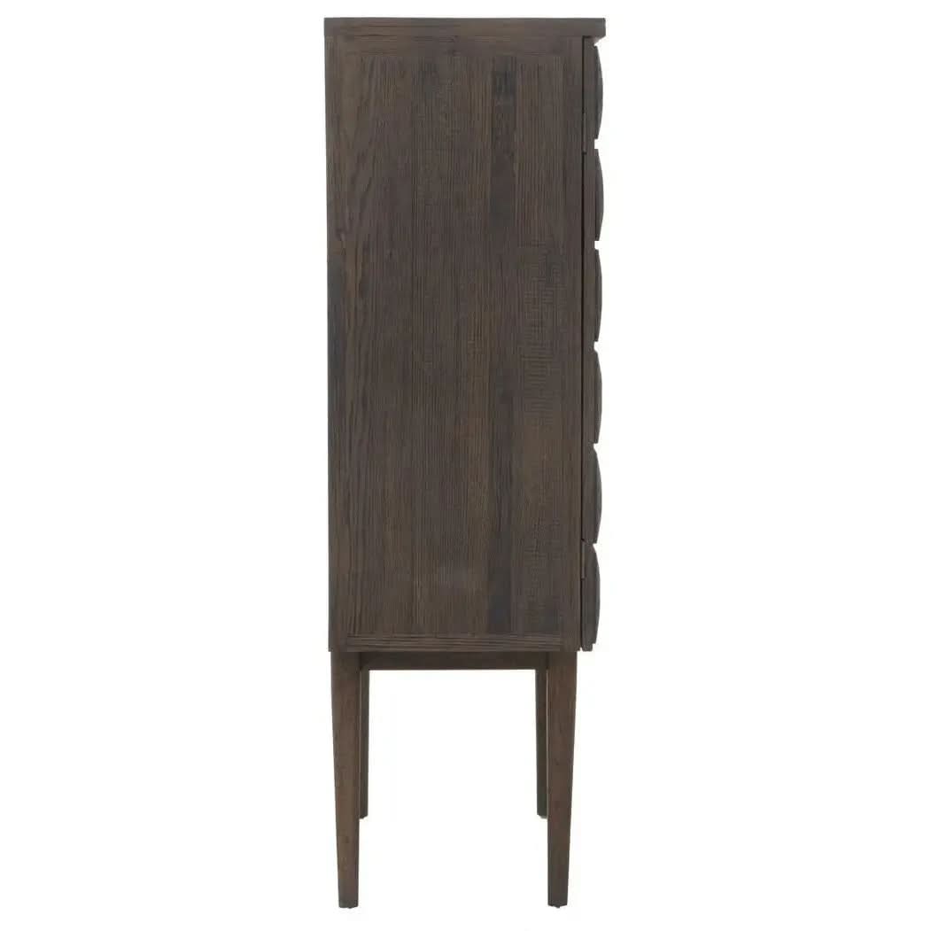 Lavia Recycled Dark Oak Cabinet   Nicholas John Interiors