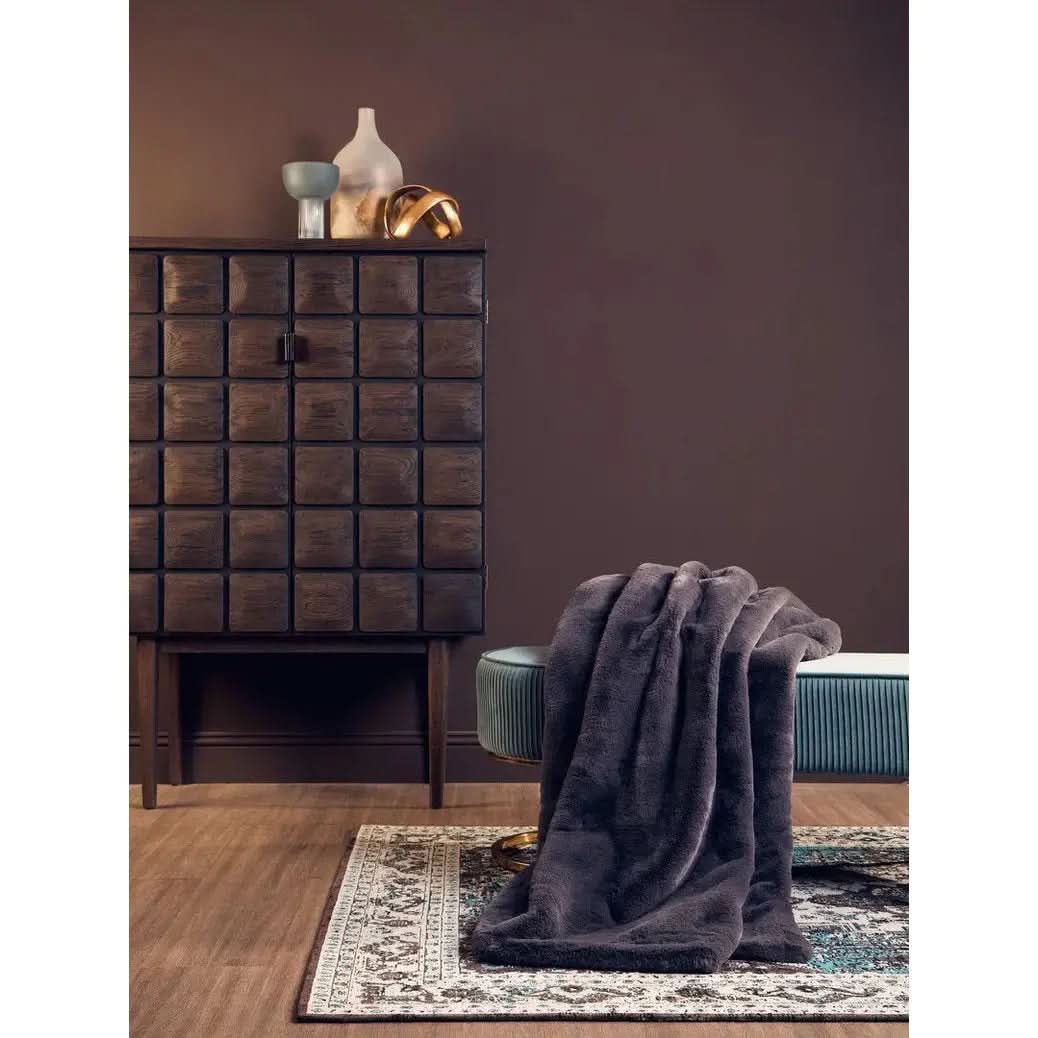 Lavia Recycled Dark Oak Cabinet   Nicholas John Interiors
