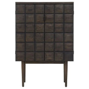 Lavia Recycled Dark Oak Cabinet   Nicholas John Interiors