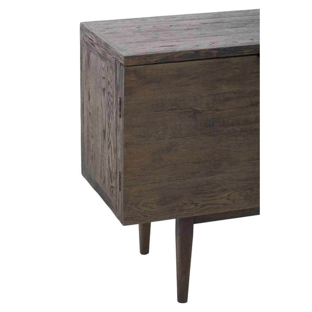 Lavia Recycled Dark Oak Sideboard   Nicholas John Interiors
