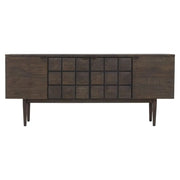 Lavia Recycled Dark Oak Sideboard   Nicholas John Interiors