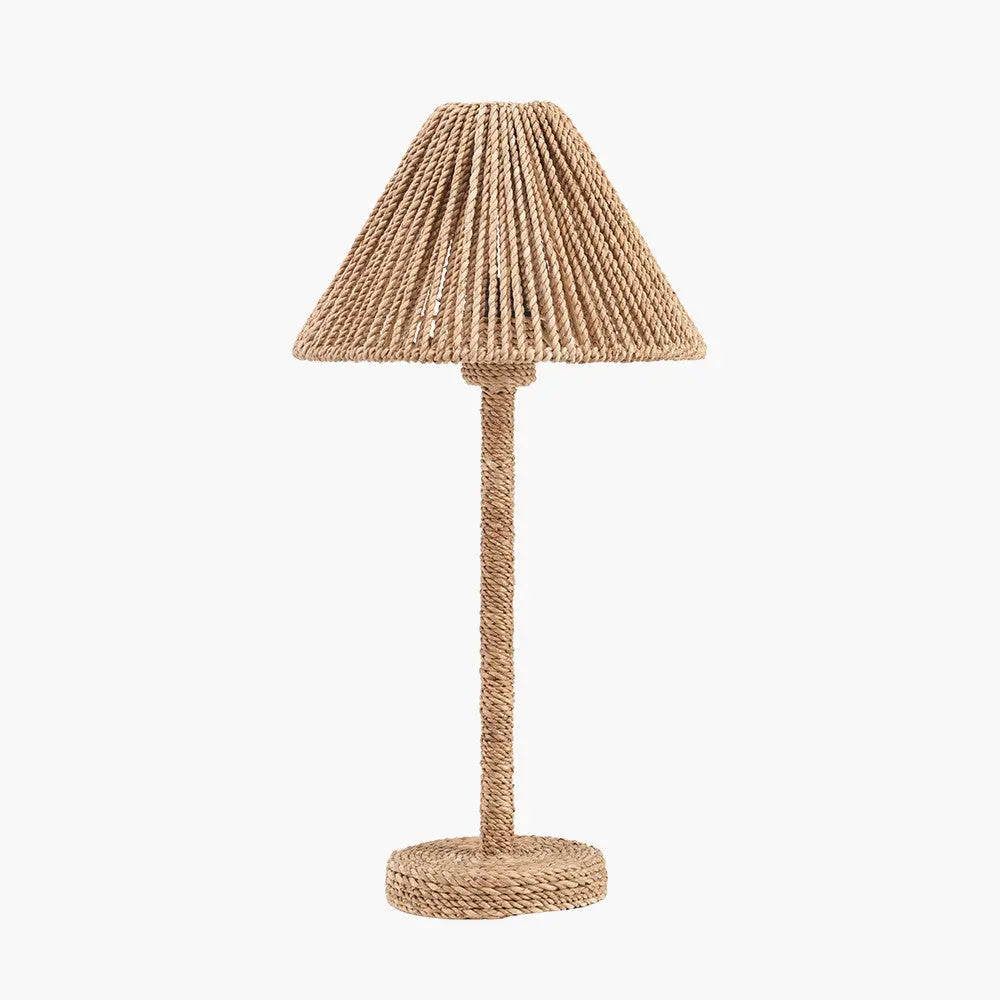 Leif Jute Rope Table Lamp  Nicholas John Interiors