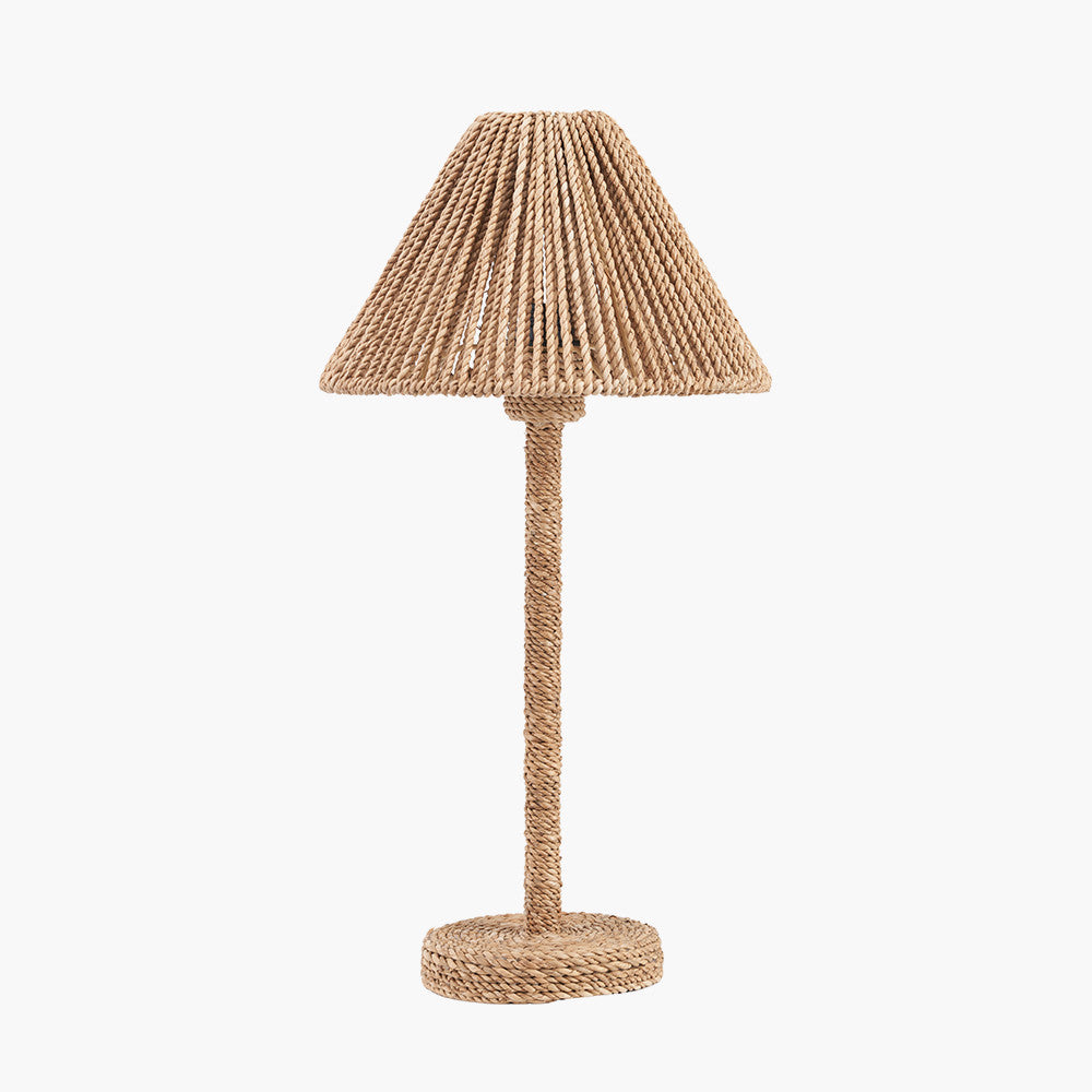 Leif Jute Rope Table Lamp  Nicholas John Interiors
