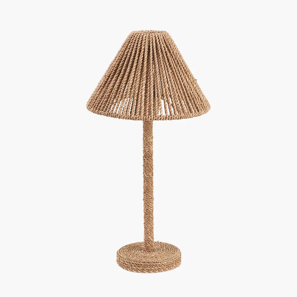 Leif Jute Rope Table Lamp  Nicholas John Interiors