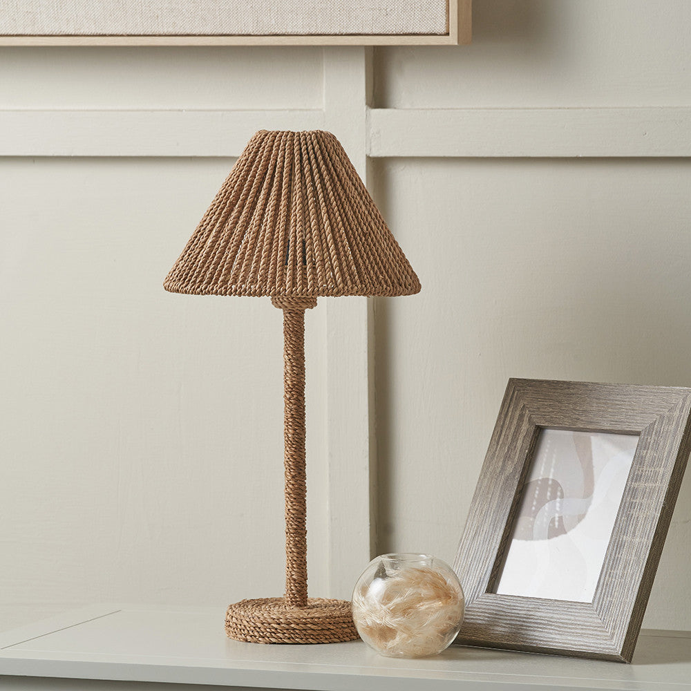 Leif Jute Rope Table Lamp  Nicholas John Interiors