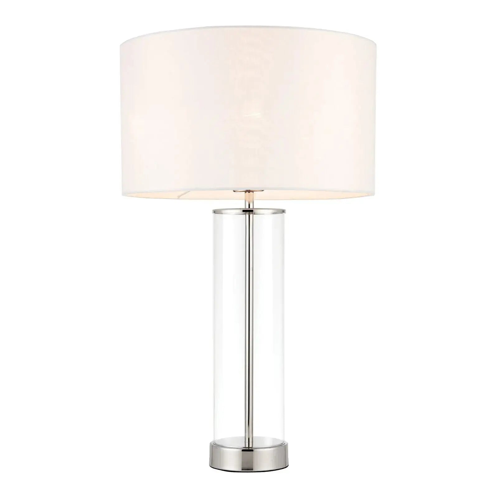 Lessara Table Lamp Bright Nickel   Nicholas John Interiors