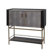 Limoges Faux Shagreen Bar Cabinet by Mindy Brownes Bar Cabinet