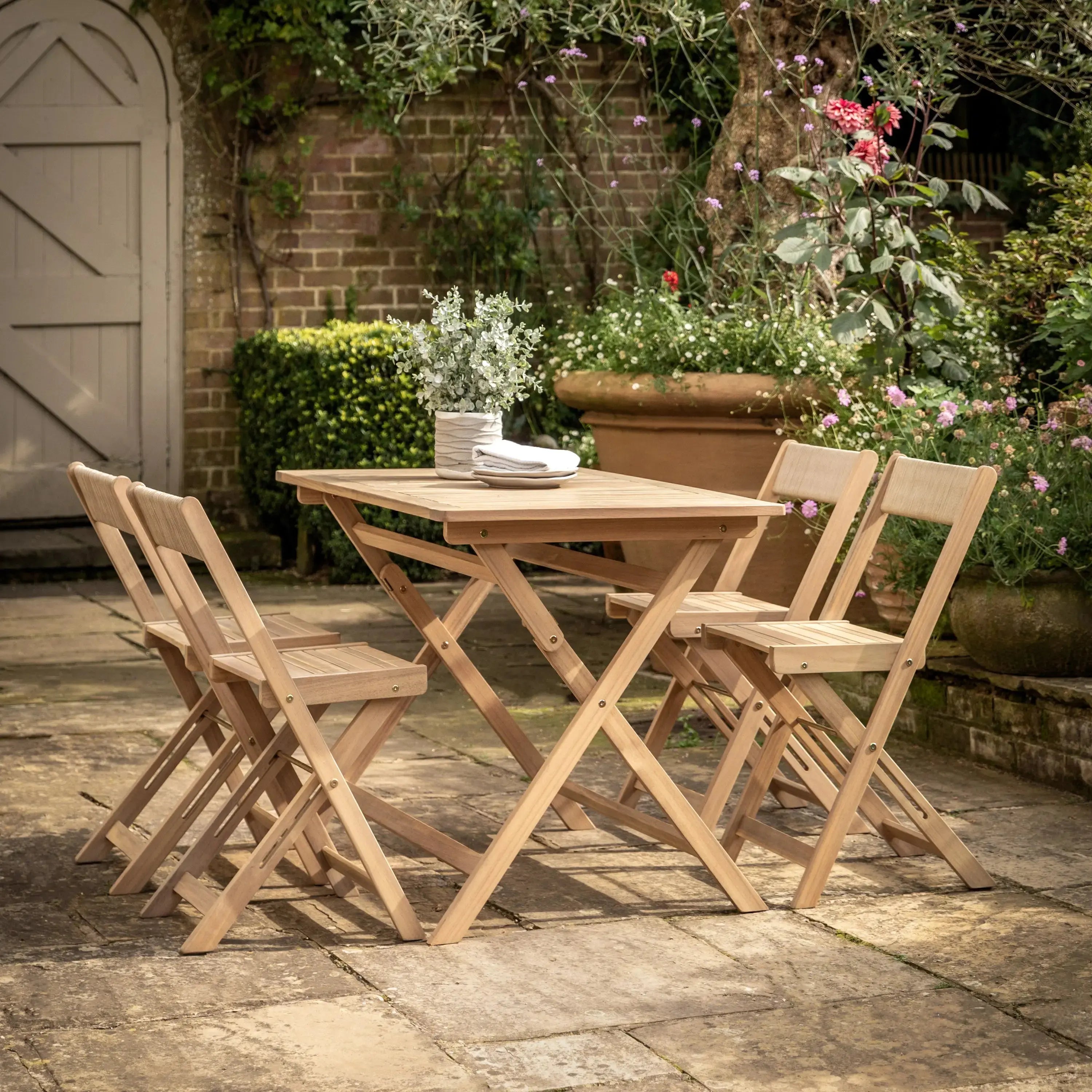 Lindora Folding Dining Set   Nicholas John Interiors
