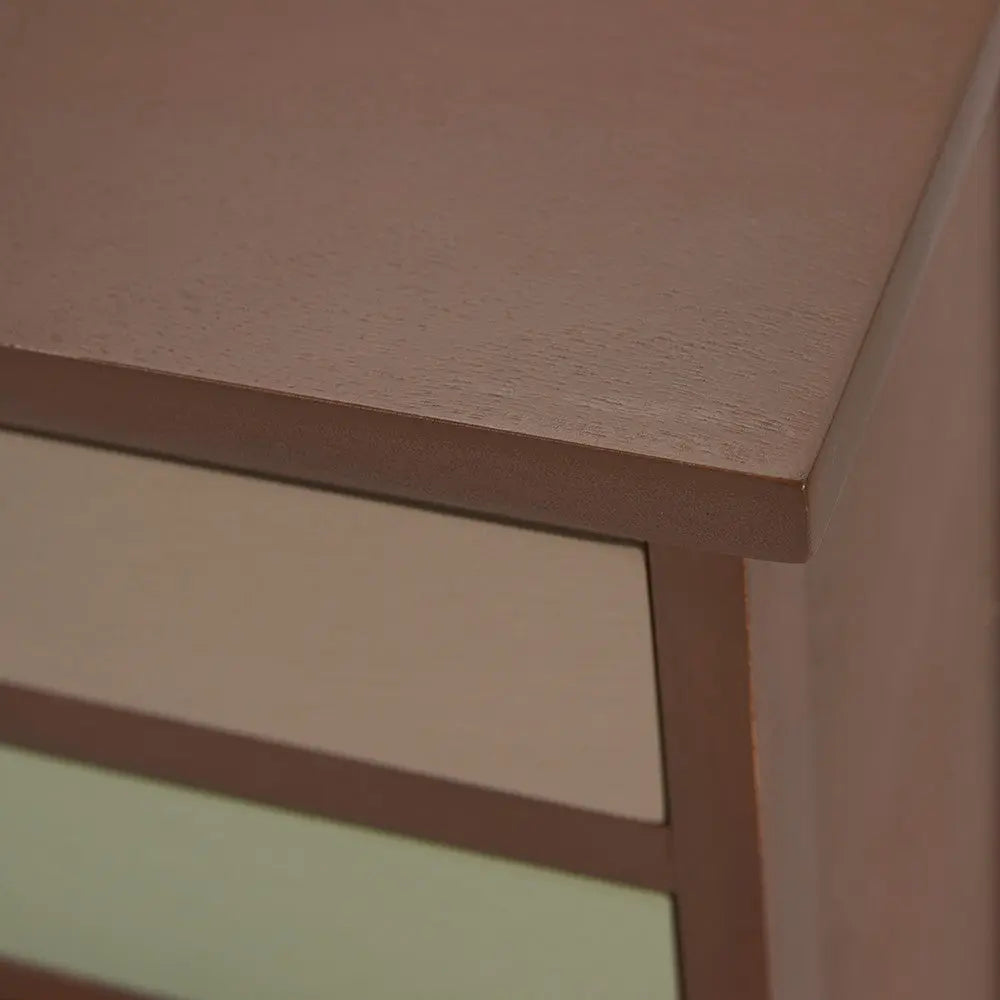 Loft Sage Multicoloured Pine Wood 13 Drawer Unit   Nicholas John Interiors