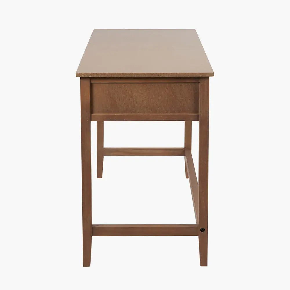 Loft Sage Multicoloured Pine Wood 3 Drawer Desk   Nicholas John Interiors