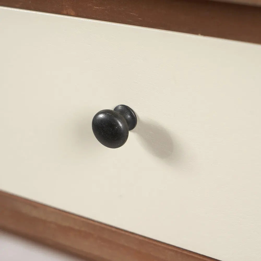 Loft Sage Multicoloured Pine Wood 3 Drawer Desk   Nicholas John Interiors