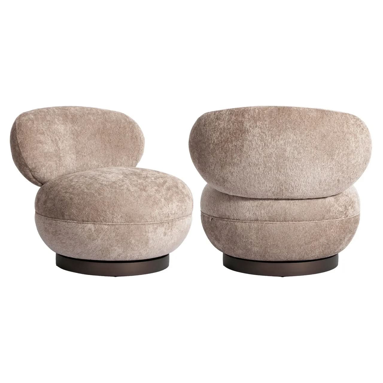 Richmond Interiors Jace Be Easy Sand Swivel Lounge Chair   Nicholas John Interiors