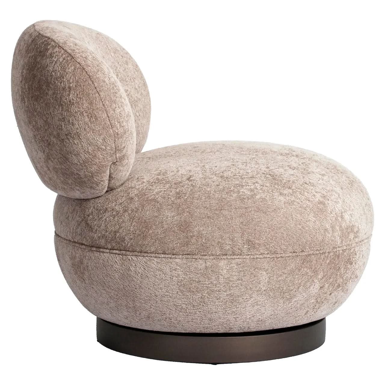 Richmond Interiors Jace Be Easy Sand Swivel Lounge Chair   Nicholas John Interiors