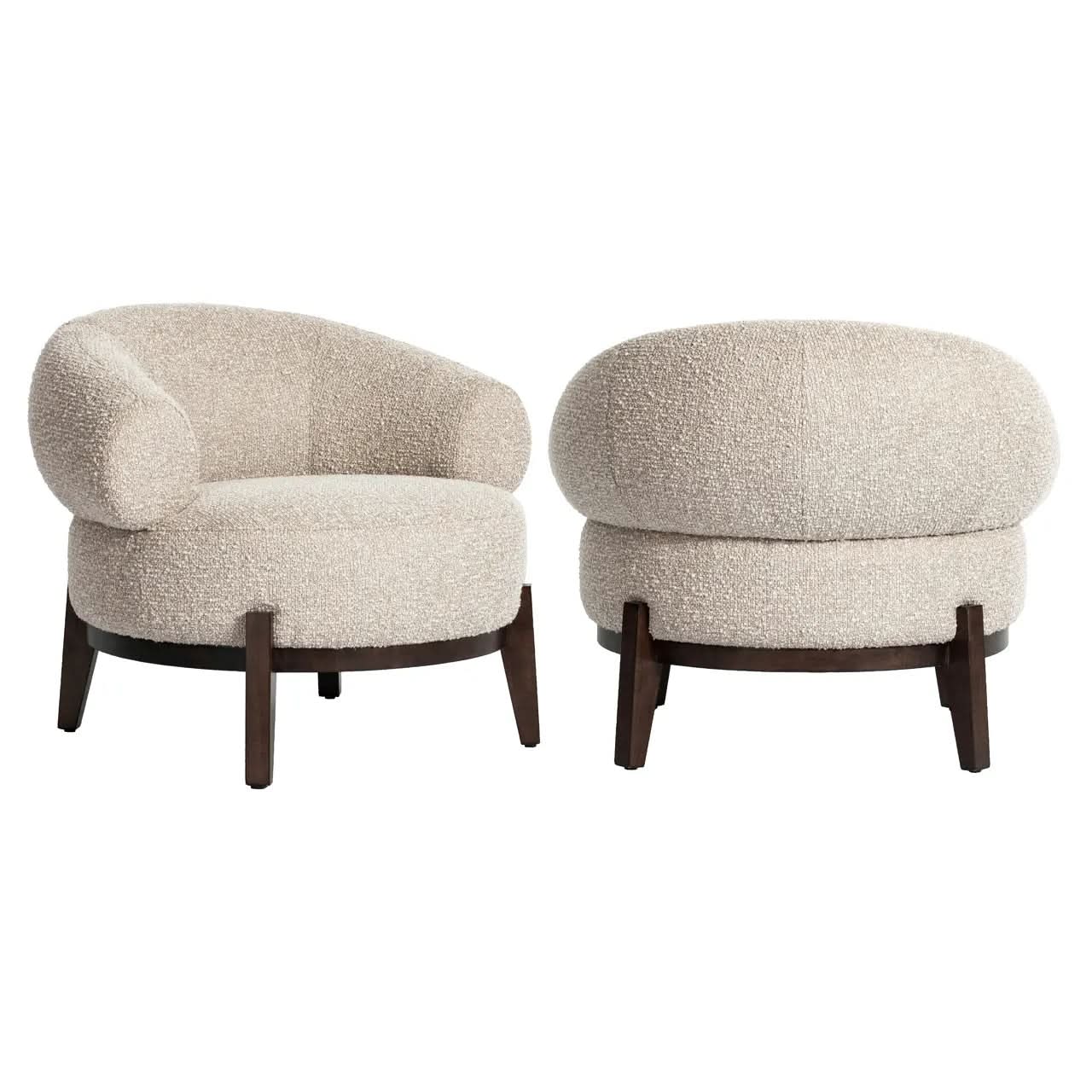 Richmond Interiors Montana Natural Chunky Lounge Chair   Nicholas John Interiors
