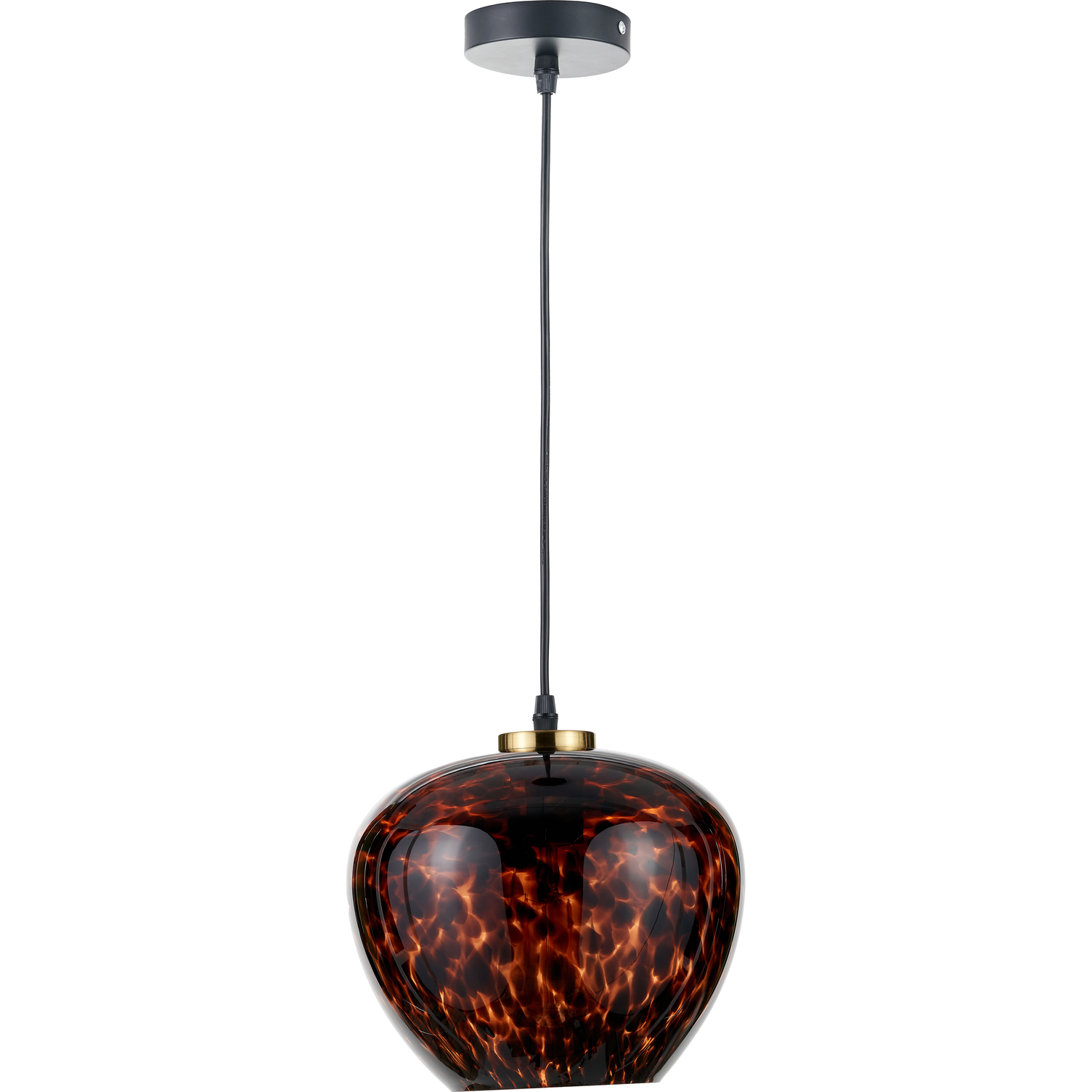 Lucien Tortoiseshell Glass Pendant  Nicholas John Interiors