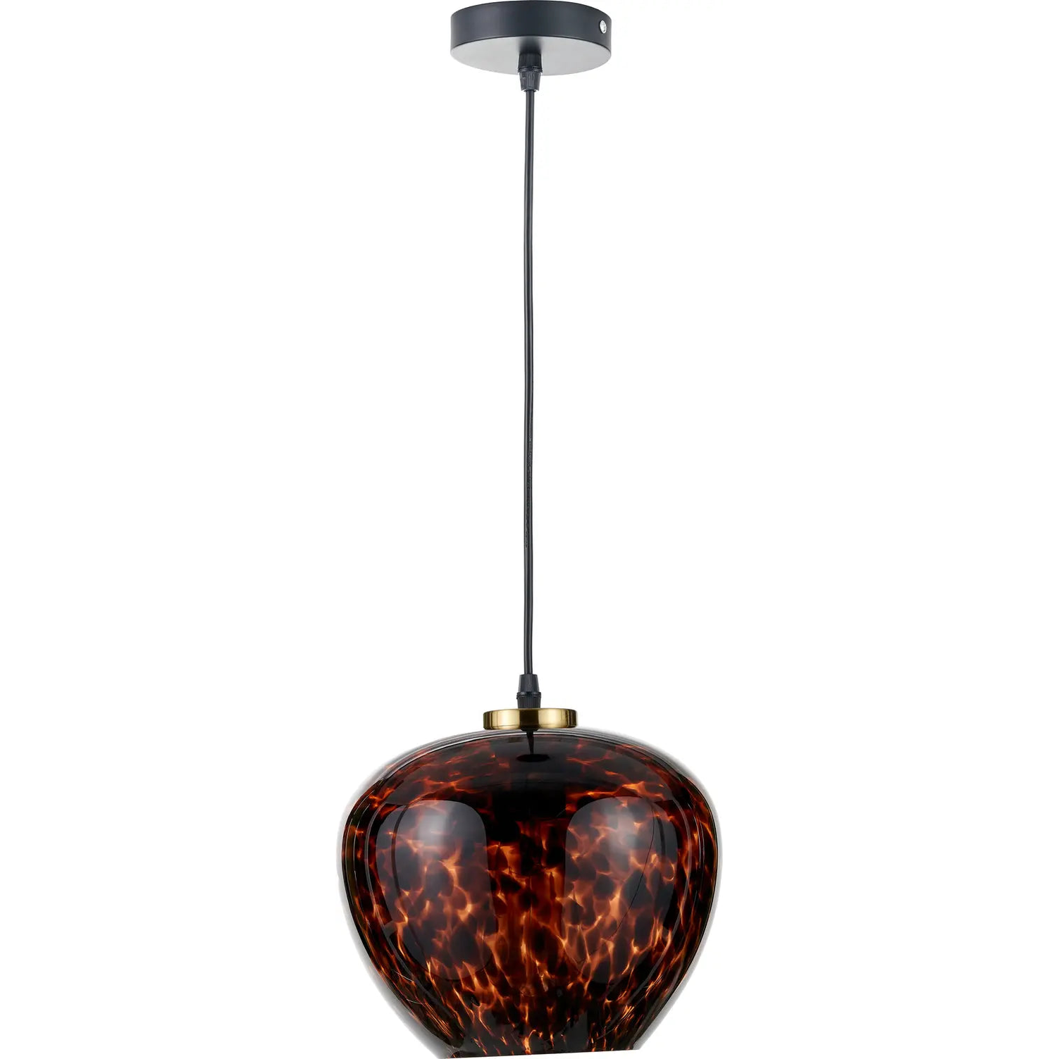 Lucien Tortoiseshell Glass Pendant  Nicholas John Interiors