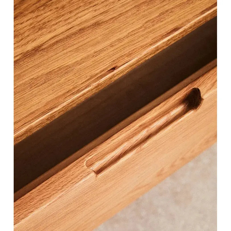 Lynor 2 Door Natural Rattan And Oak Wardrobe   Nicholas John Interiors